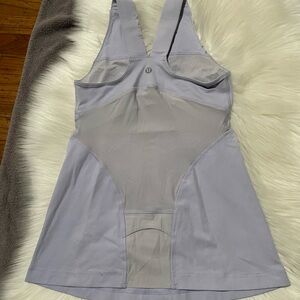 Lululemon lilac wide strap yoga tank top